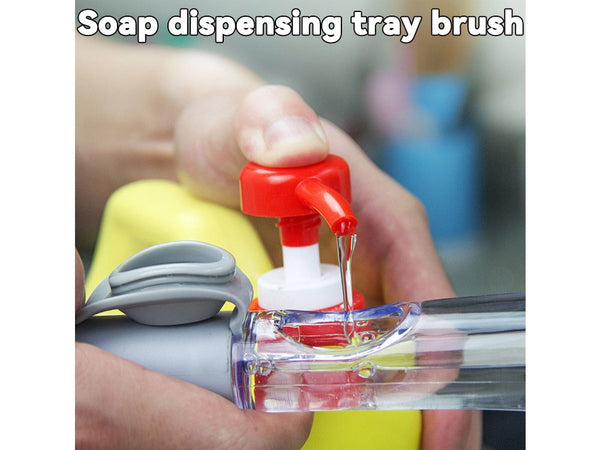 Dishwashing Brush Auto Soap Dispensing Kitchen Brush