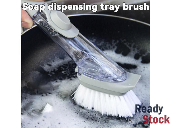 Dishwashing Brush Auto Soap Dispensing Kitchen Brush