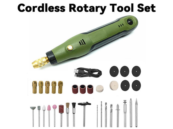 USB Rechargeable Cordless Rotary Tool Set