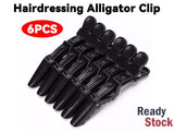 6PCS Crocodile Hair Clips