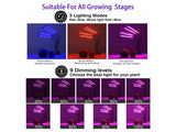 LED Plant Grow Lights - Adjustable