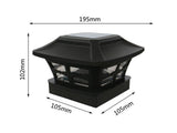 NEW Solar Fence Landscape Post Light - New