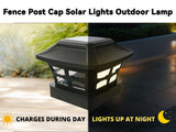 NEW Solar Fence Landscape Post Light - New