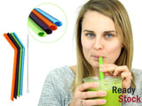 4pcs Drinking Straws Reusable
