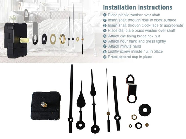 Quartz Wall Clock Repair Kit