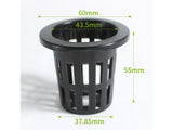 40pcs Garden Net Cups, Hydroponics Net Pots Garden Slotted Mesh Net Cups