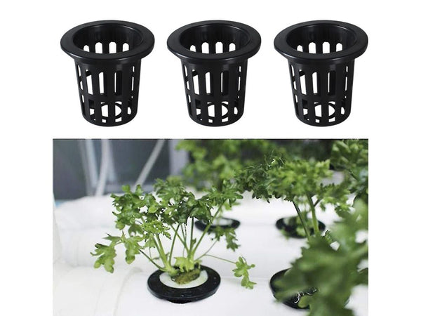 40pcs Garden Net Cups, Hydroponics Net Pots Garden Slotted Mesh Net Cups
