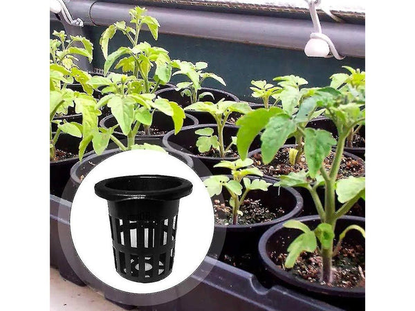 40pcs Garden Net Cups, Hydroponics Net Pots Garden Slotted Mesh Net Cups