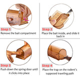 2Pcs Humane Mouse Traps No Kill Brown A03