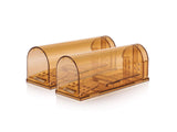 2Pcs Humane Mouse Traps No Kill Brown A03