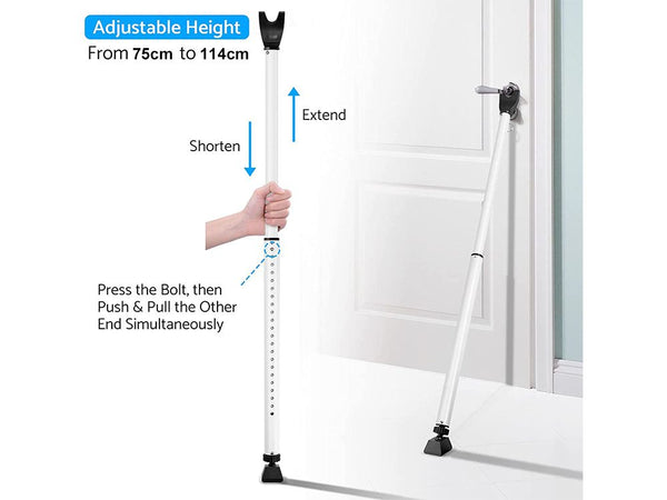 Adjustable Door Security Bar - Door Stopper