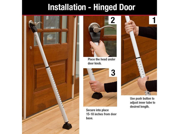 Adjustable Door Security Bar - Door Stopper