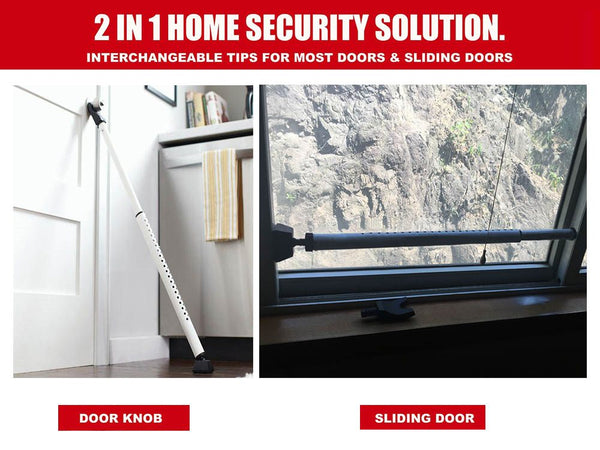 Adjustable Door Security Bar - Door Stopper