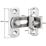 Barn Door Lock Latch