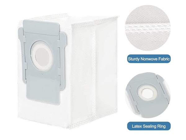 6 Pack Vacuum Dust Bags For iRobot Roomba i7 & i7 Plus Vacuum Cleaner