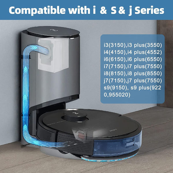 6 Pack Vacuum Dust Bags For iRobot Roomba i7 & i7 Plus Vacuum Cleaner