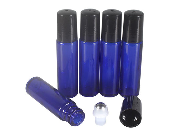 Glass Roller Bottles 10ml x 5