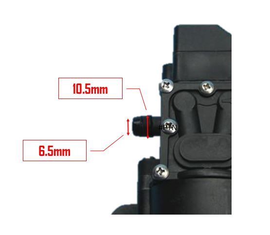 12V 8L/min 5A Self Priming Diaphragm Pump High Pressure DC12V Water