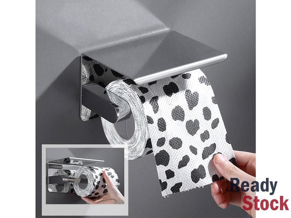 Brand New Toilet Paper Roll Holder Phone Shelf