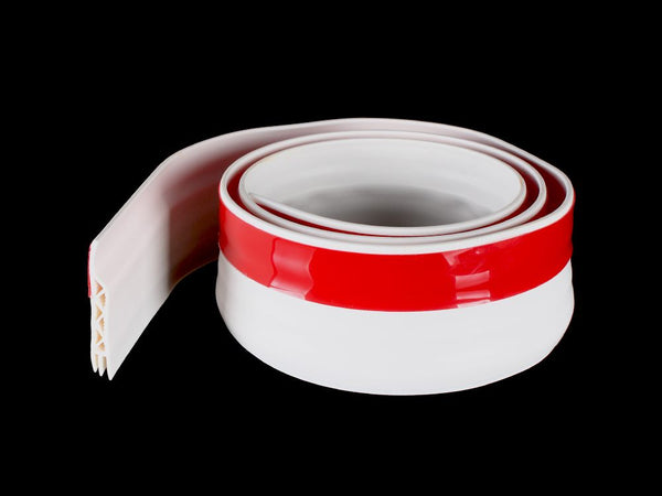 White Door Seal Strip Silicone Door Draft Stopper 100cm