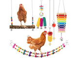 Parrot Bird Toys Hanging Swing Ladder