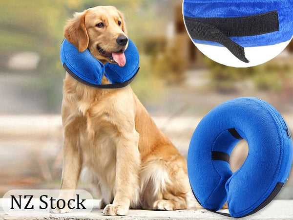 Inflatable Pet Dog Collar Recovery Cone - Large