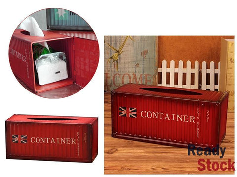 Metal Tissue Box Tissue Box - Shipping Container