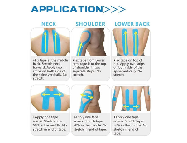 5cm Mcolics Adhesive Muscle Bandage Athletic Elastic Kinesiology Tape