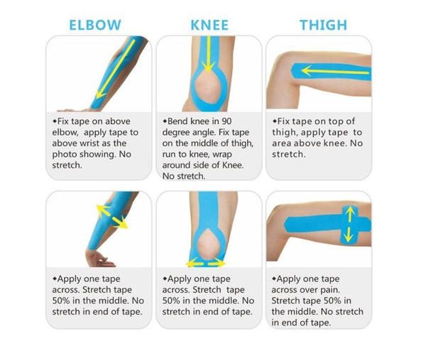 5cm Mcolics Adhesive Muscle Bandage Athletic Elastic Kinesiology Tape