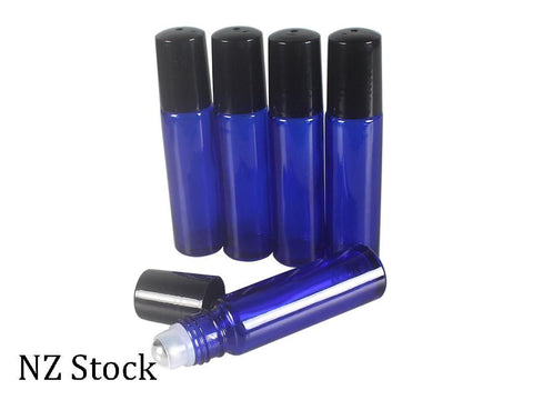 Glass Roller Bottles 10ml x 5