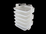 Food Tray Dish Rack 6 Tiers - Wall Mounted