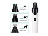 Pet Dog Nail Trimmer Rechargeable USB Dog Nail Grinder