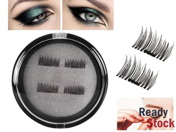 Magnetic Natural False Eyelashes Reusable 8PCS