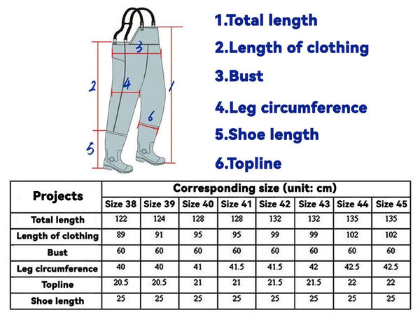 Waterproof Fishing Chest Waders