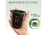40pcs Garden Net Cups, Hydroponics Net Pots Garden Slotted Mesh Net Cups