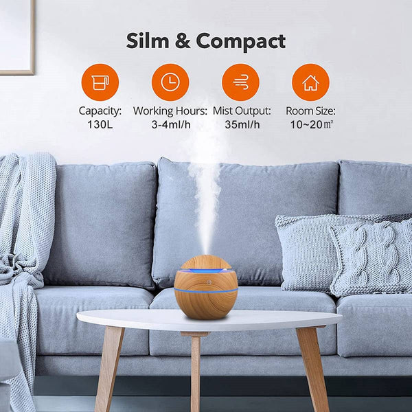 Oil Diffuser Humidifier Aroma Humidifier Ultra-quiet