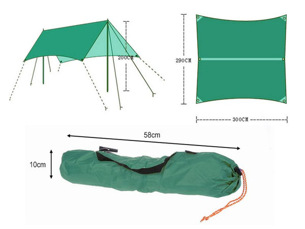 Fly Tent Rain Fly Rain Tarp Beach Shade