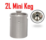 Stainless Steel Mini Keg Growler Beer Growler With Lid