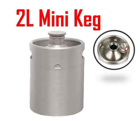 Stainless Steel Mini Keg Growler Beer Growler With Lid