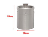 Stainless Steel Mini Keg Growler Beer Growler With Lid