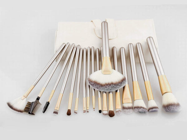 Makeup Brushes Set 18PCS with Pouch Bag