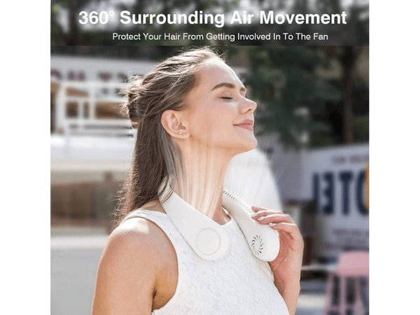 Portable USB Neck Fan - USB Rechargeable