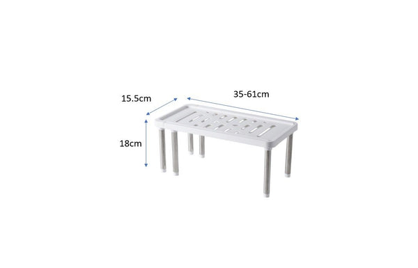 Expandable Storage Rack Pantry Cabinet Spice Shelf Organizer Retractable