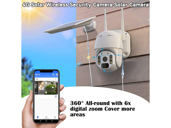Solar Camera Wireless Security Camera System 1080P