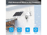 Solar Camera Wireless Security Camera System 1080P