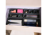 Interlocking Drawer Organizer Desktop Makeup Kitchen Bathroom Storage Organizer