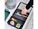 Interlocking Drawer Organizer Desktop Makeup Kitchen Bathroom Storage Organizer