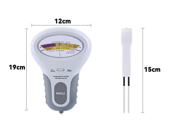 Pool Spa Water Tester, PH CL2 Chlorine Tester