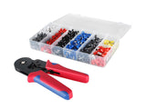 1250PCS Crimping Tool Crimper Plier with Terminals - New