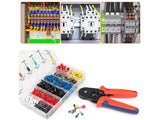 1250PCS Crimping Tool Crimper Plier with Terminals - New